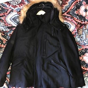 Marc New York/Andrew Marc hooded Pea coat